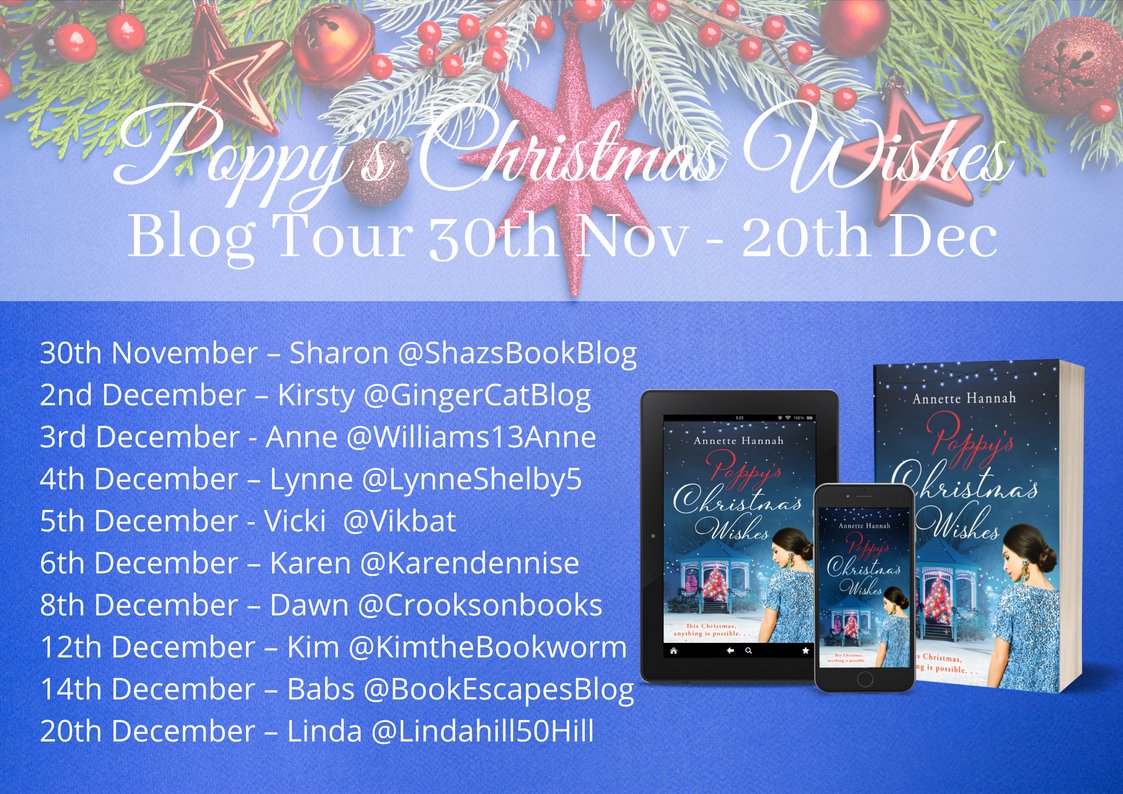 Today it's my pleasure to be kicking off the Poppy's Christmas Wishes blog tour with a Q&amp;A with <a href="/AnnetteHannah/">Book Angel 📚👼</a> shazsbookblog.blogspot.com/2021/11/author… @books_dash