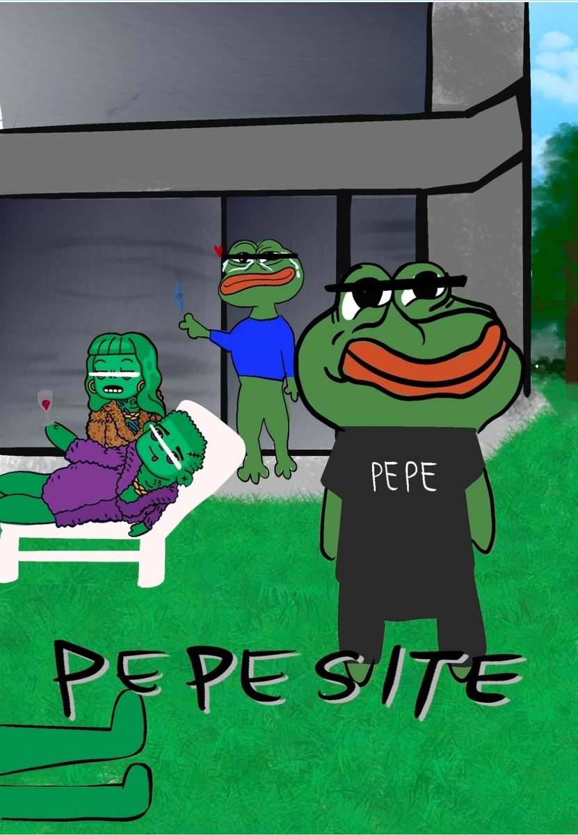 Jelly2JellyFish's tweet photo. แอบวาดงาน pepe 😆
NEW DROP (Action)
🐋OPENSEA 
💚Pepe x deadfella elite fanart
🐸Collection pepesite movie

https://t.co/L2yi4n6ZdH

#nfts #nftcollectors #nftcommunity #pepe #NFTshill #art 
#Pepenft #NFTTHAILAND https://t.co/n7hfOXsA72