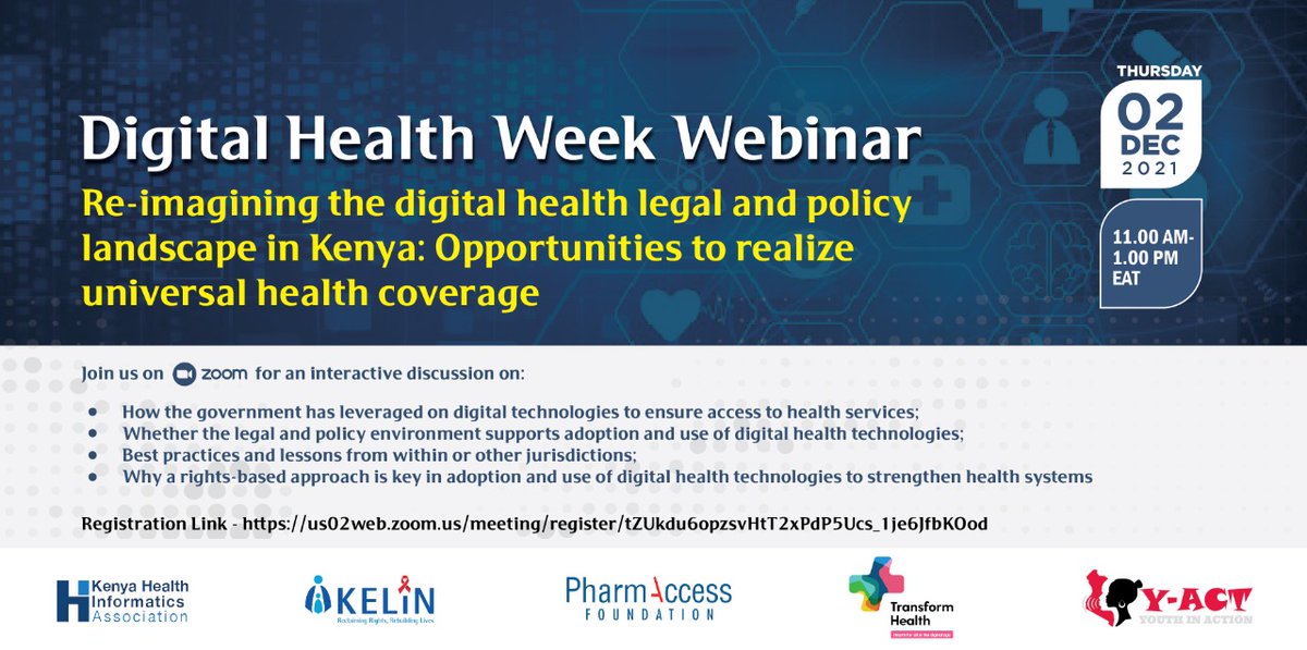 drbkariuki's tweet photo. Digital health remains a key to Universal Health Coverage in Kenya. We can do just about anything but  what is legal? What is ethical? @kehia_kenya @KELINKenya @PharmAccessK @PSKenya_  #DigitalHealthWeek #UHC #SDG3 https://t.co/FqPyfTflzZ