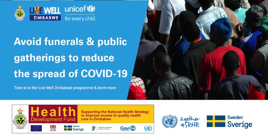 We understand that our communities uphold the culture of standing together when one losses a loved one. But in the midst of the pandemic, we need to consider our health too. We can help reduce the spread of #Covid if we avoid physically attending funerals &amp;other public gatherings