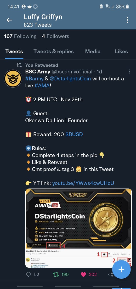 LuffyGriffyn's tweet photo. @bscarmyofficial @DstarlightsCoin @xviiarlizzefaye @LingLian5 @xwiNFT https://t.co/BQbGSL4Bnw