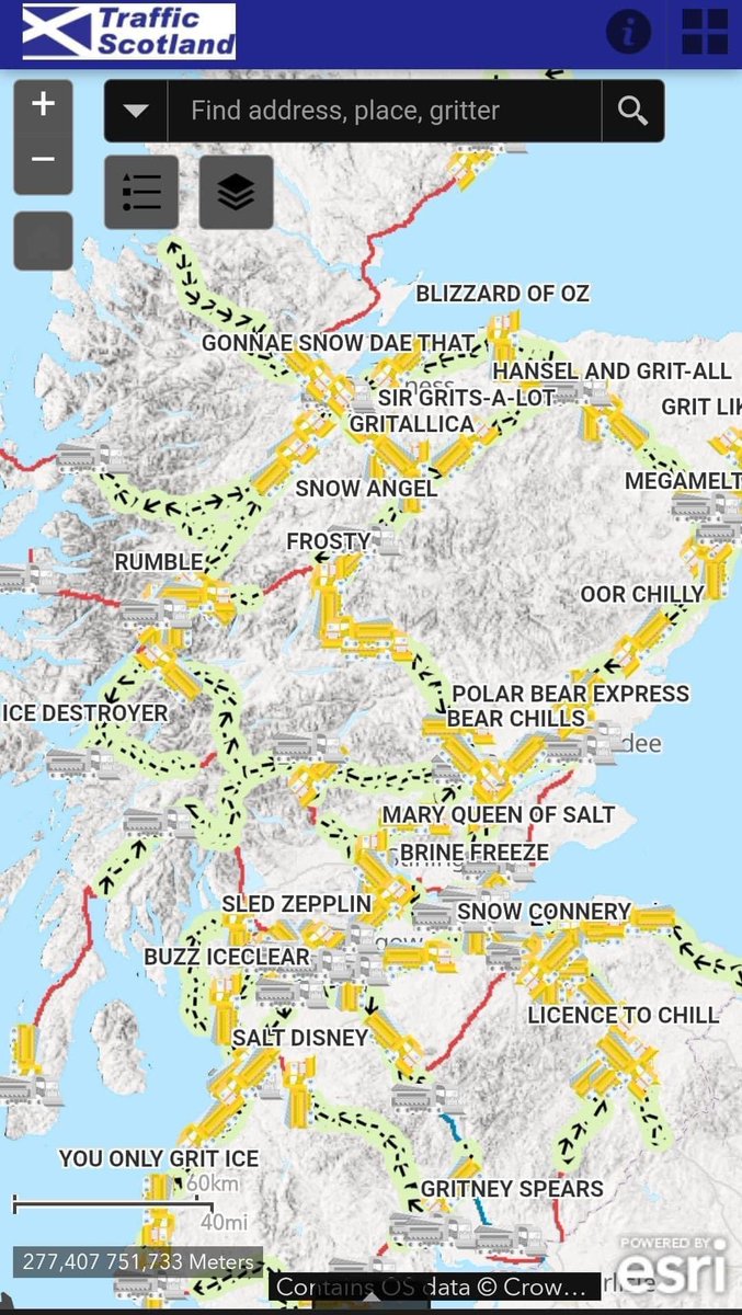 DRnaturegirl's tweet image. The Scottish gritter names are always worth a tweet, don’t you think? #Scotland