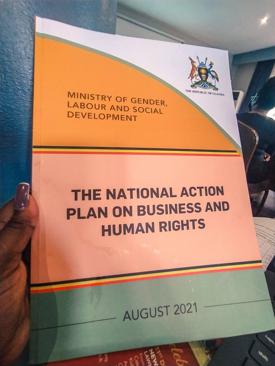 This morning, we are convening with  the @Mglsd_UG at @ProteaKampalaH to engage the key Private sector players on the recently launched National Action Plan on Business and Human Rights (NAPBHR).

#16DaysofActivism2021 
#FIDAUganda