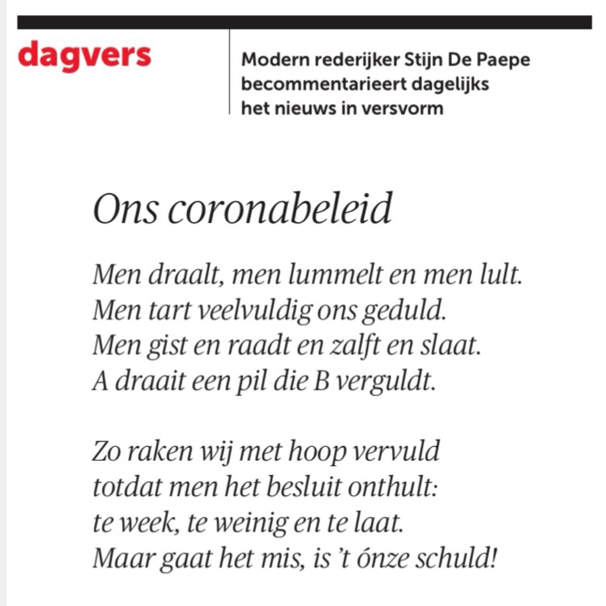 StijnDePaepe's tweet photo. D I K K E  B U L T ! 
⏩⏪🔀🔁
#COVID19 #Omikron @demorgen: https://t.co/oTCDQhzJJB