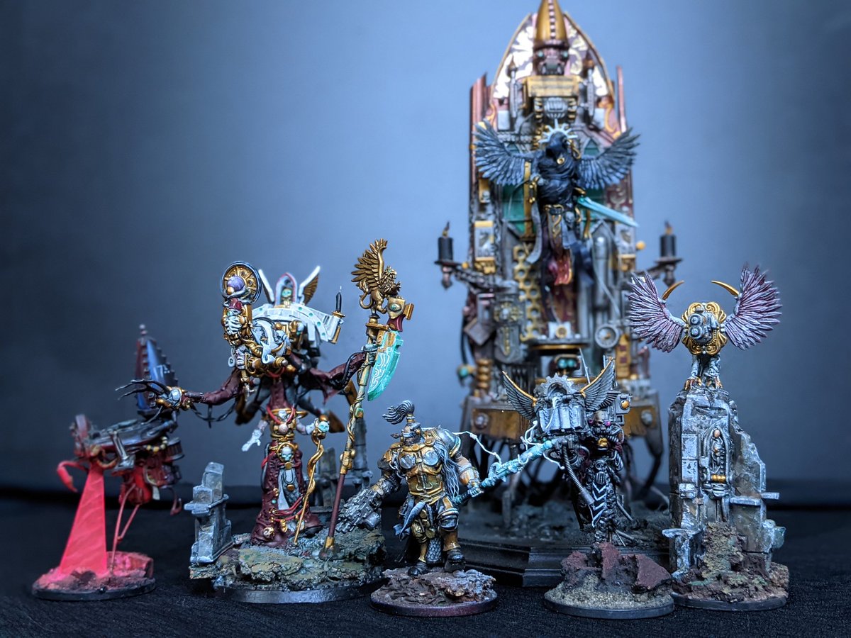 Reamelish's tweet photo. Elites of terra direction .. got a few ideas to push the theme forward. #reamelish #kitbash #concepts #basicpaint https://t.co/85Pl8470ah