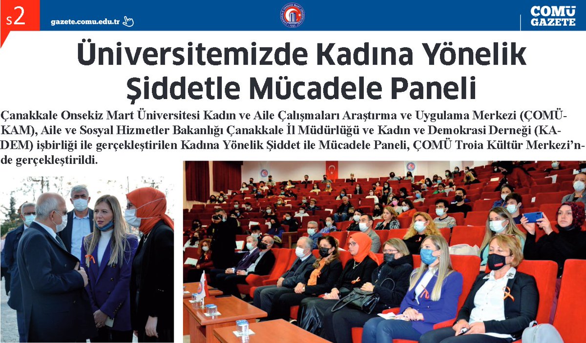 ÇOMÜ Gazete tweet media