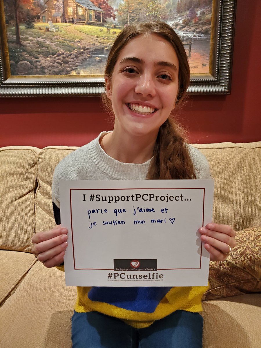 Pachyonychia's tweet photo. Thank you, Robyn, for supporting PC Project and your husband who has PC! Love comes in every language and that's why we are here!
#PCUnselfie #GivingTuesday #SupportPCProject https://t.co/8vqM4ARmLX