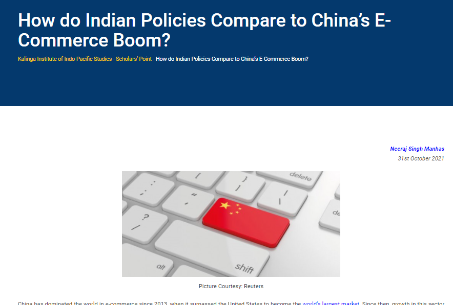 kiipsodisha's tweet photo. How do Indian Policies Compare to China’s E-Commerce Boom?
https://t.co/Ru7VG3kXtt
#India #Indianpolicies #China #ecommerce #boom #ITActionPlan #cybercrime #Goldenprojects #MakeinIndia #SkillIndia #StartupIndia #DigitalIndia #policymakers #security #globalmarket https://t.co/PdP9KRdLMA
