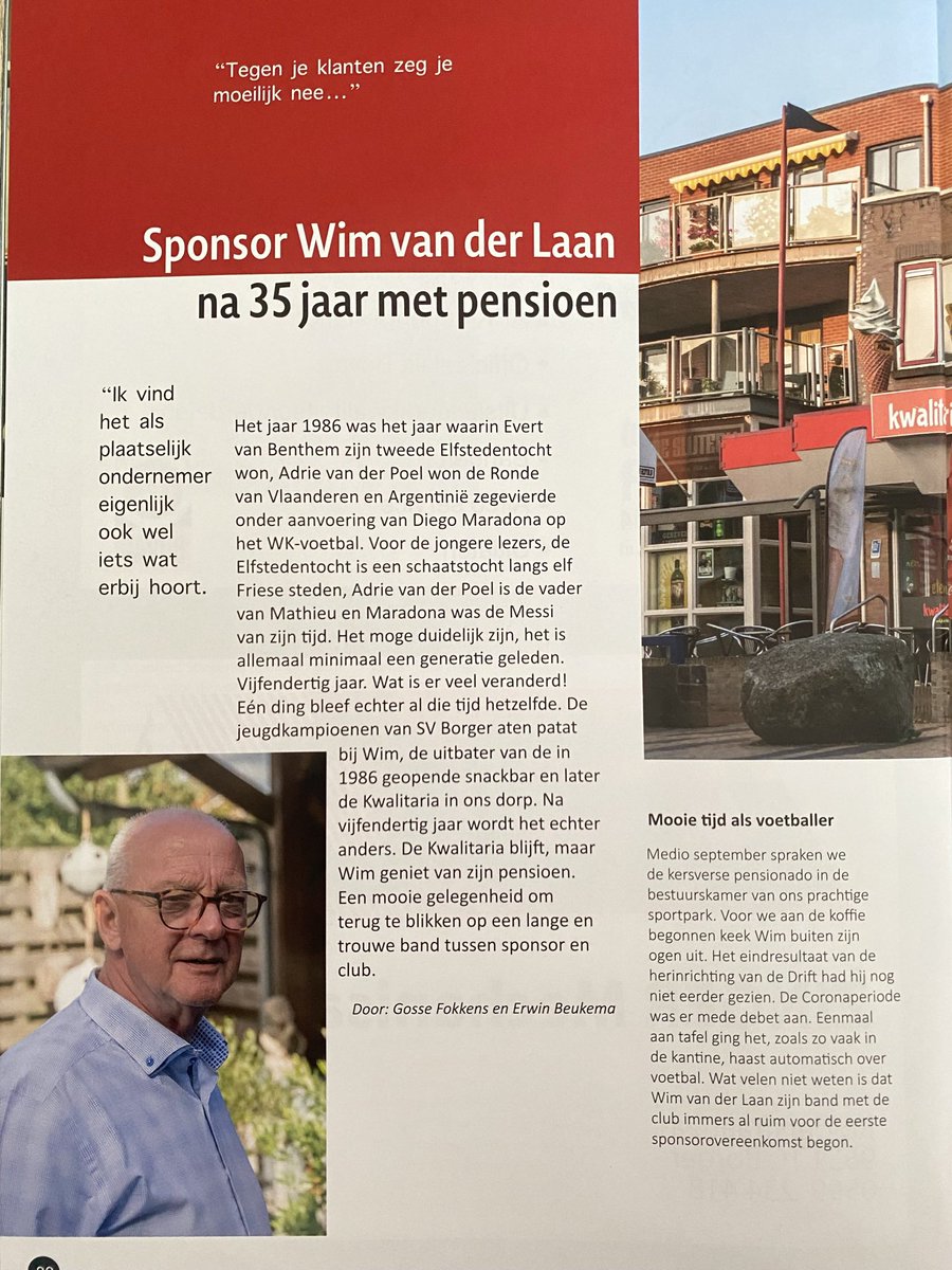 SVBorger0599's tweet photo. 🟢⚪️ I N D E G I D S 📖
👀 @Kwalitariavdl 35 jaar sponsor! 🍟
#BorgerLeeft💚 #Presentatiegids https://t.co/IjkJINeSDL