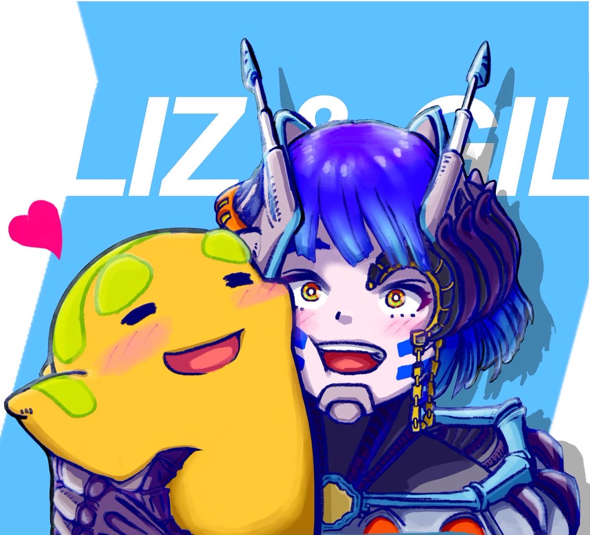 FutoshiSasaki's tweet photo. I drew Liz &Gil again, they are my original character which I created 2020 MerMay 🧜♀️ challenge.
Liz is a robbot 🤖mermaid and Gil is a Leopard Shark 🐅🦈
#toshisketch #originalart #robot #shark #bluehair #mermaid #anime #illustration #procreate #digitalillustration #イラスト https://t.co/zLzI6cQLCC