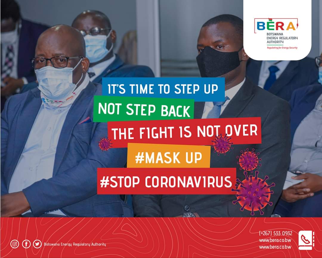 𝐂𝐎𝐕𝐈𝐃-𝟏𝟗 𝐈𝐒 𝐑𝐄𝐀𝐋, 𝐒𝐓𝐀𝐘 𝐒𝐀𝐅𝐄
It's time to step up not step back. The fight is not over!
𝐖𝐀𝐒𝐇 𝐘𝐎𝐔𝐑 𝐇𝐀𝐍𝐃𝐒 𝐑𝐄𝐆𝐔𝐋𝐀𝐑𝐋𝐘 𝐖𝐈𝐓𝐇 𝐒𝐎𝐀𝐏 𝐀𝐍𝐃 𝐖𝐀𝐓𝐄𝐑, 𝐌𝐀𝐒𝐊 𝐔𝐏, 𝐒𝐀𝐍𝐈𝐓𝐈𝐒𝐄 𝐀𝐍𝐃 𝐒𝐓𝐎𝐏 #𝐂𝐎𝐑𝐎𝐍𝐀𝐕𝐈𝐑𝐔𝐒!
#BERABotswana