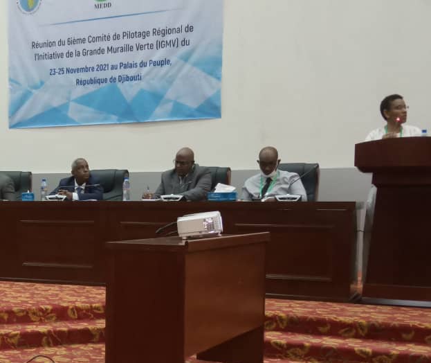 auggwi's tweet photo. @UNCCD's @BirguyL encourages synergies &amp; collaboration to fasttrack action while saying the #GreatGreenWall is an African opportunity to transform lives and enhance prosperity for communities, women &amp; youths and #GGWAccelerator program is facilitating access to financial pledges https://t.co/CTtXTJ8ahM