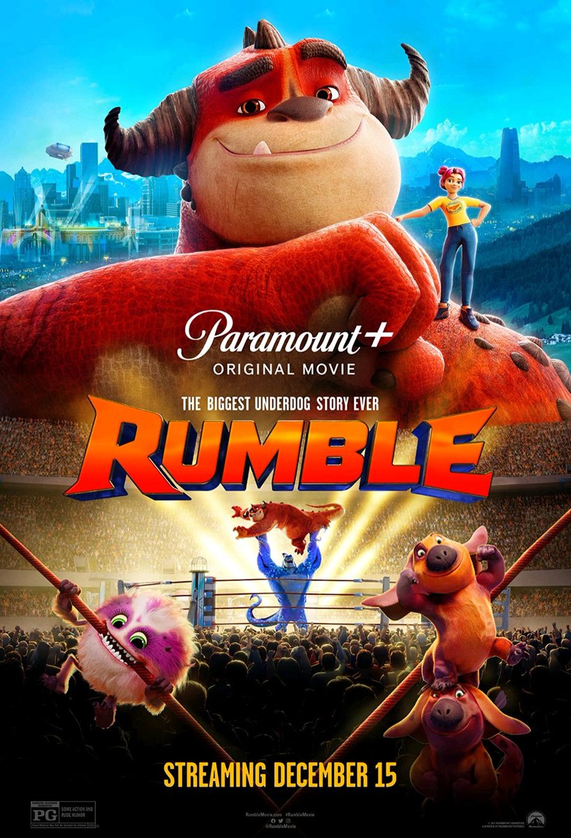 CinemaForensic's tweet photo. Upcoming Animated Films 🎥
#Sing2 (2021)
Director: #GarthJennings
#Comedy #Musical
Release date: 22 December 2021 (Christmas)
Music by: #JobyTalbot (score); #U2 (song)
#Rumble (2022)
Director: #HamishGrieve
Comedy / #Animation
Release date: 17 February 2022
#CinemaForensic https://t.co/tFVBP5pCeV