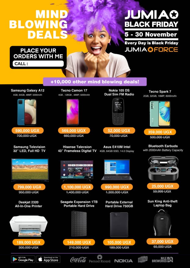 Hello everyone 😊🎉 last day of black friday 

With @JumiaUG Everyday is Black Friday 🤭 Crazy offers 💃💃

Download the app  bit.ly/3nJ77hf

#JumiaBlackFridays
#EveryDayIsBlackFriday