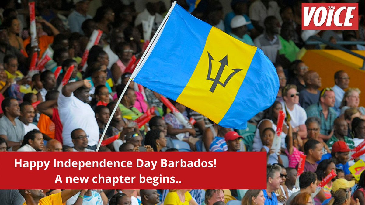 TheVoiceNews's tweet photo. Barbados is officially a republic and a new chapter begins.  Happy Independence Day Barbados!! 🇧🇧🇧🇧 https://t.co/OOCWS00buv