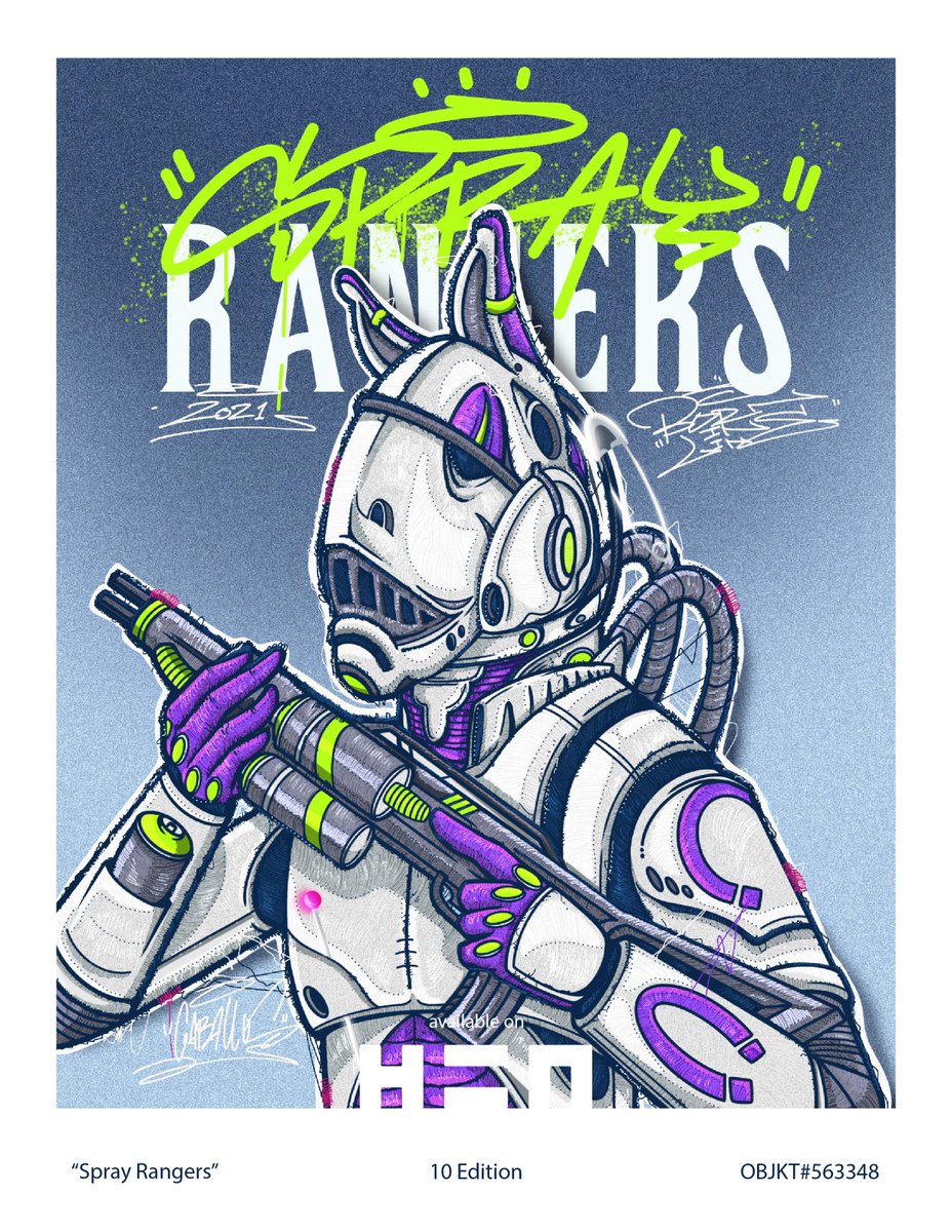 borninline's tweet photo. New Drop!!
Spray Rangers
still on caballus series 3/7
10/10 edition 
0,7 xtz

https://t.co/TSqqzCTL1A 
@AliansiSeniNFT @NFTindonesia_ 
#borninline #caballus #horse #NFTCommunity #NFTshill #nftcollectors https://t.co/mHgcd0rSJm