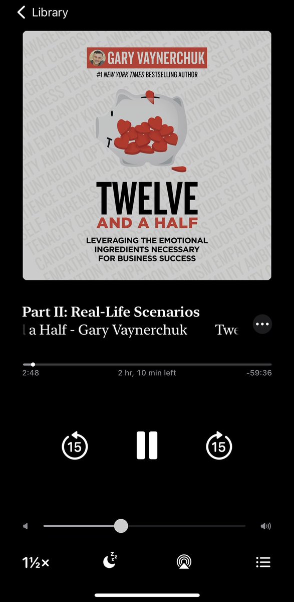 imaryannr's tweet photo. Listening to @12andahalfbook @garyvee https://t.co/KKHFhjoSo6