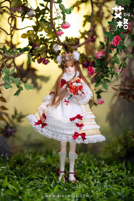 DOLKNAGOYA's tweet photo. 本日最終日◎閉店セール全品30％Off開催中◎
【RING DOLL】
40cmGirlサイズのセット服販売中です。
セット内容は、ケープ/ブラウス/ドレス/エプロン/パニエ/ドロワーズ/ソックス
(*その他、画像着用のアクセサリーや花束は含まれません。)
価格◎￥16,800→(30%Off)￥11,760 https://t.co/2rni6UfdxN