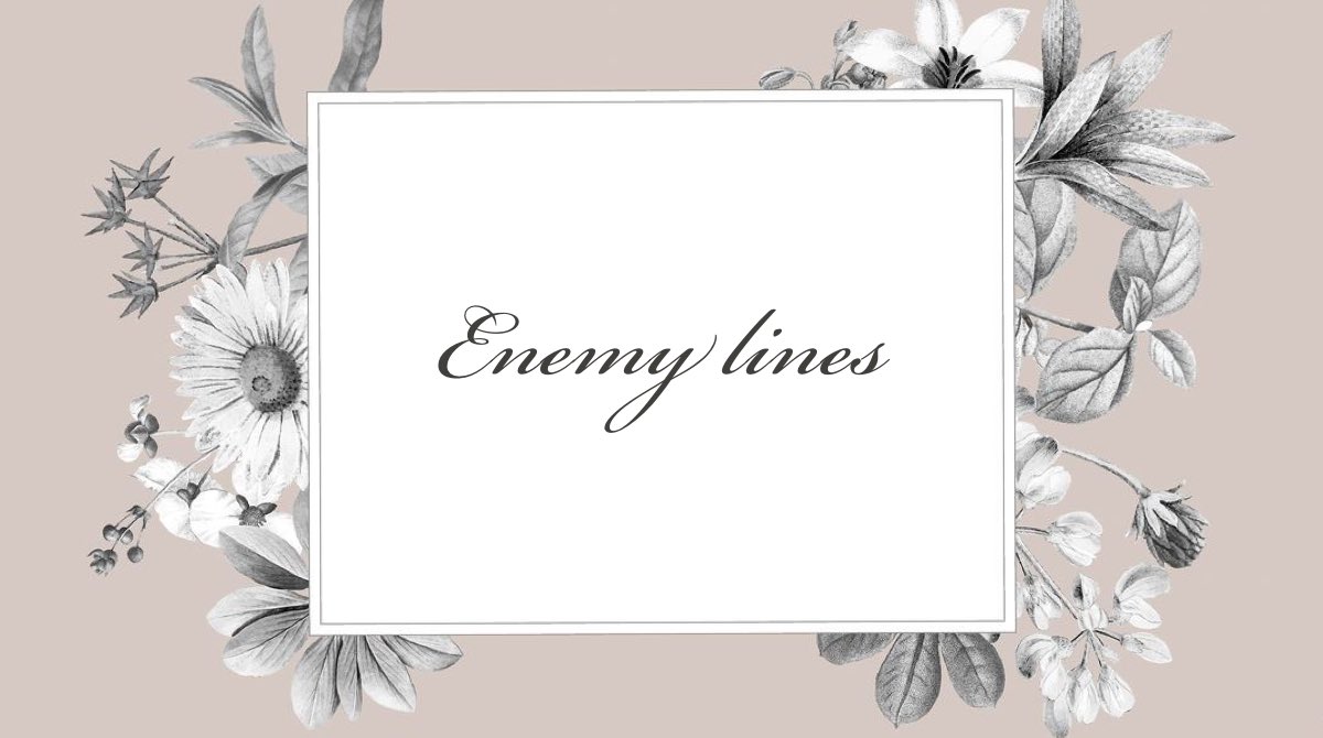 DramionePrompts's tweet photo. Daily prompt: Enemy lines https://t.co/eXZ1ImMCDp