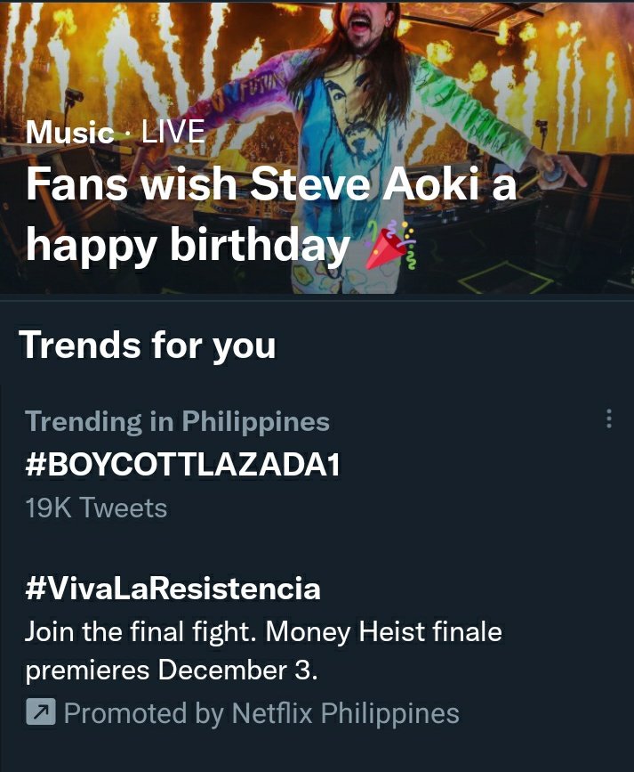 MCambsl2's tweet photo. This is really amazing.. our HTs has been trending d whole day and the HT #BOYCOTTLAZADA1  has been on top spot d whole day w/ 19K TTC as of 3:26pm. While our HT #BOYCOTTMZETxAPTxGMA267  is still trending as well w/ 30.2K TC.. on d road to 20K &amp; 40K.. Congrats TBADN.. https://t.co/lEIwDsgfrw