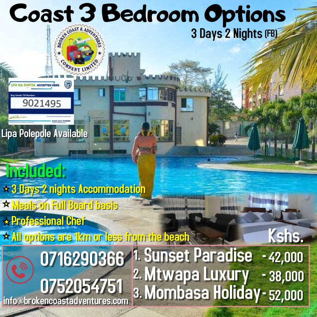 CoastBroken's tweet photo. CALL: 0716290366/0752054751
info@brokencoastadventures.com
https://t.co/iqkWaLJQ4B #LetsExploretogether #ZurunaBrokenCoast #adventuretravel #travelphotography #zurunakws #beachphotography #Tembeakenya #Tembeamombasa #beach https://t.co/VyGMPQ036M
