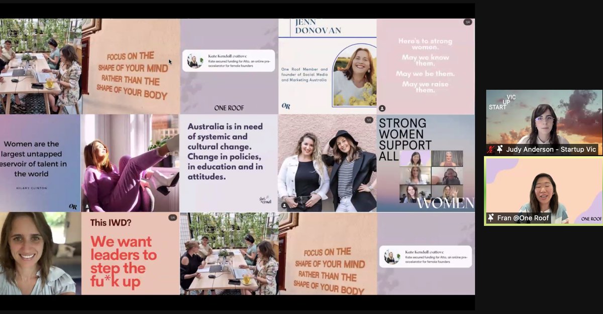 australia_tsn's tweet image. Shout out to our amazing event partners, @weareoneroof who co-created the HerStartup pitch night with us 💕 Thank you for everything you do! @ShereeRuby
