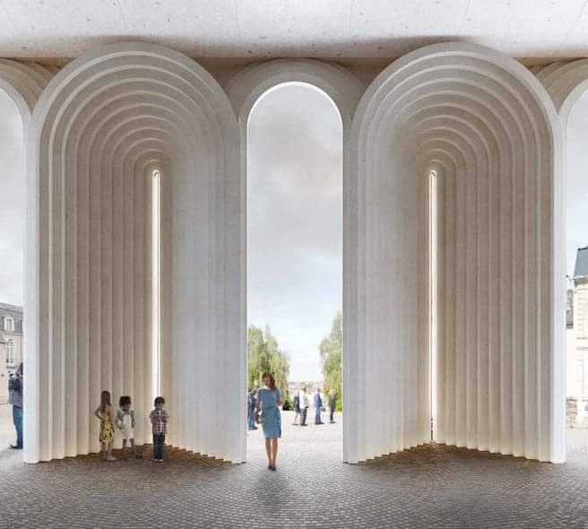 findelbloc's tweet photo. ⭕ Así será la intervención contemporánea para proteger la entrada de la Catedral gótica de Angers, en Francia. De la mano del prestigioso arquitecto Kengo Kuma.
FindelBl⭕c

#arquitectura #architecture #diseño #design #galicia #PonteLovers https://t.co/OjtfnwptyG