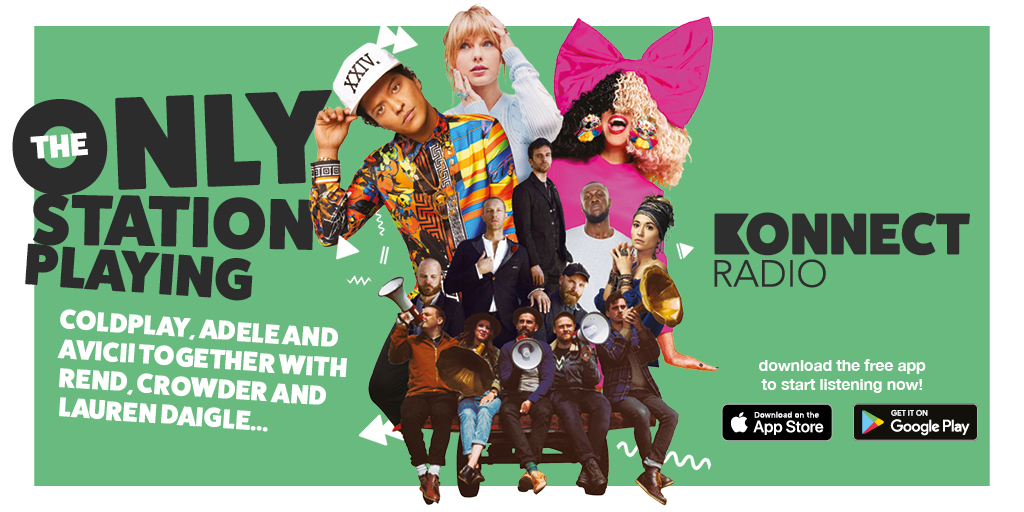Konnectradio's tweet photo. We are the first and only mixed format #Christian radio station in the #UK. Give us a try,  you wont regret it ! Download the app, listen via smart speaker or through our web site https://t.co/hhU0dTATYe https://t.co/auXx6zMSxx