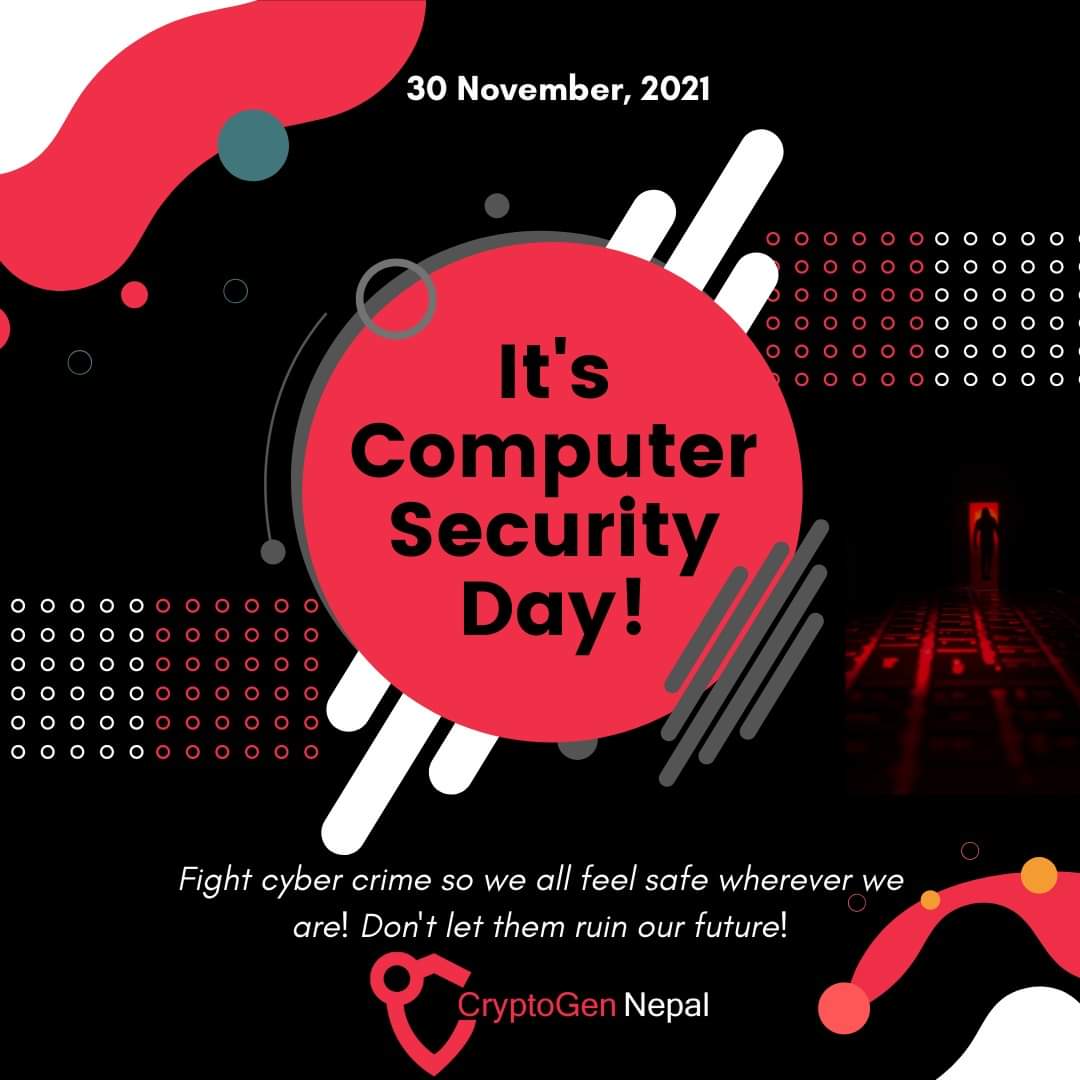Do you have strong passwords that you keep up to date frequently?
Check it out and be safe!!!
Happy International Computer Security Awareness Day!!!
                                
#CryptoGenNepal #Made4Security #StaySayCure #SayCure
#CyberSecurity #CyberAware #MadeForSecurity