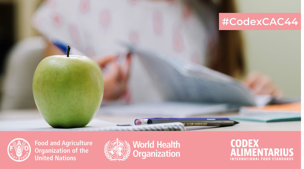 FAOWHOCodex's tweet photo. โ๏ธ | #Codex Members and Observers are invited to provide comments on:
๐ธ CL 2021/80-CAC "Request for comments on Agenda item 2 Zilpaterol and Agenda item 11 Other Business of the #CodexCAC44 draft report"
๐๏ธ Deadline, today 12:00pm CET
โโน๏ธโก๏ธ https://t.co/zeKU4MbZqa https://t.co/Ei9fmgeynV