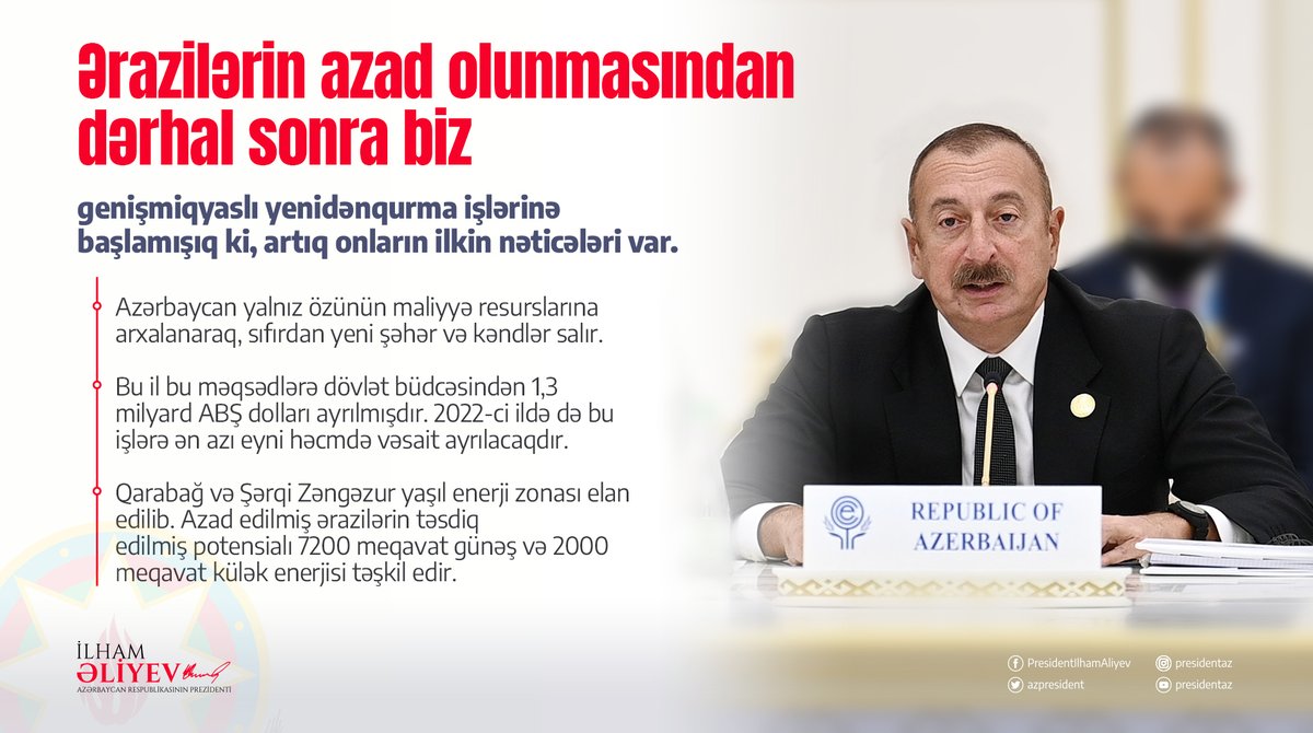 İlham Əliyev (@azpresident) on Twitter photo 