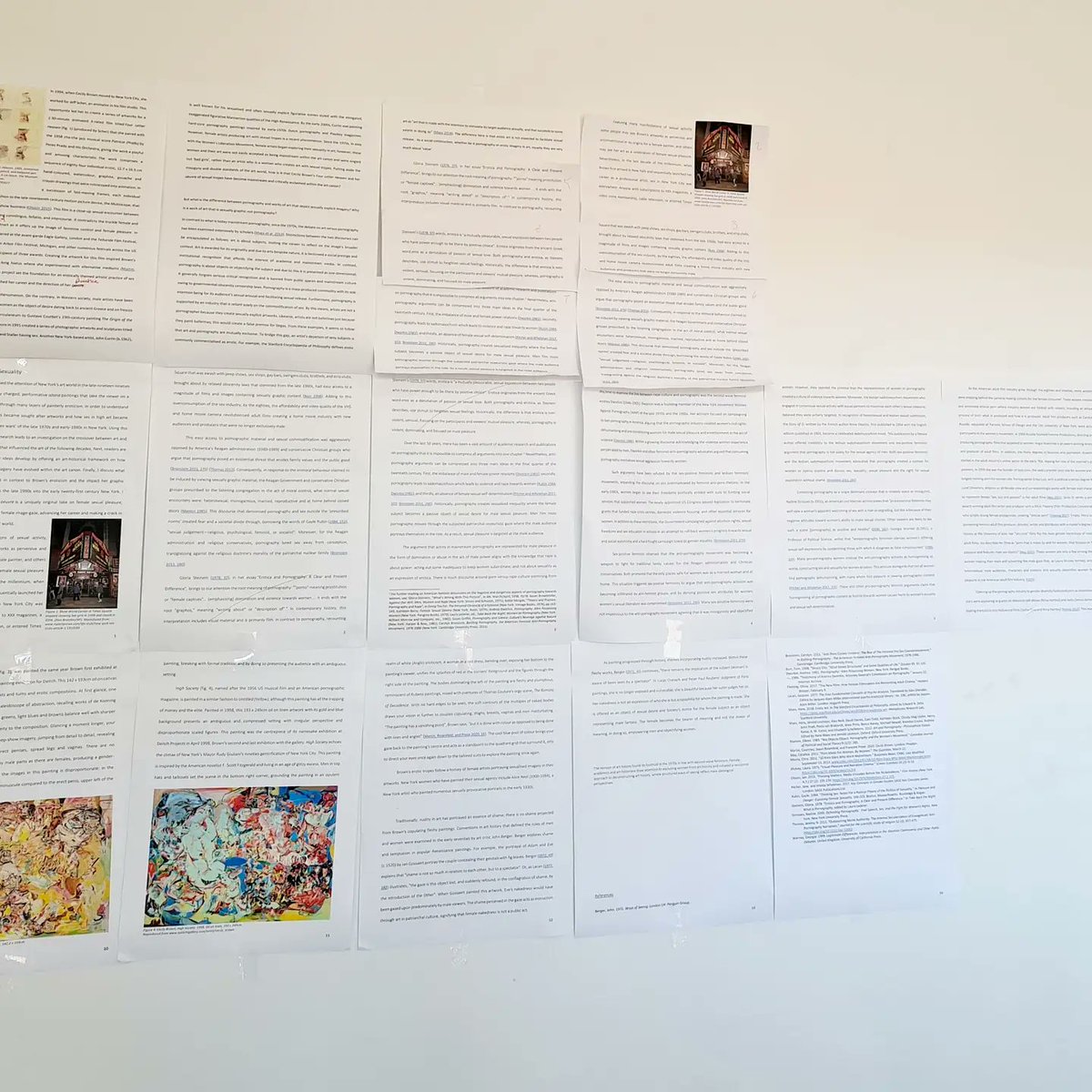 ainsliegatt's tweet photo. Today's writing process. Working from home. Trying to rework my chapter. Reordering my thoughts.

#PhD #writingaboutart #fineart #uwa #uwaphd #uwaschoolofdesign #uwafinearts #CecilyBrown #phdsupervisorschallenge https://t.co/9MyQTauCVb