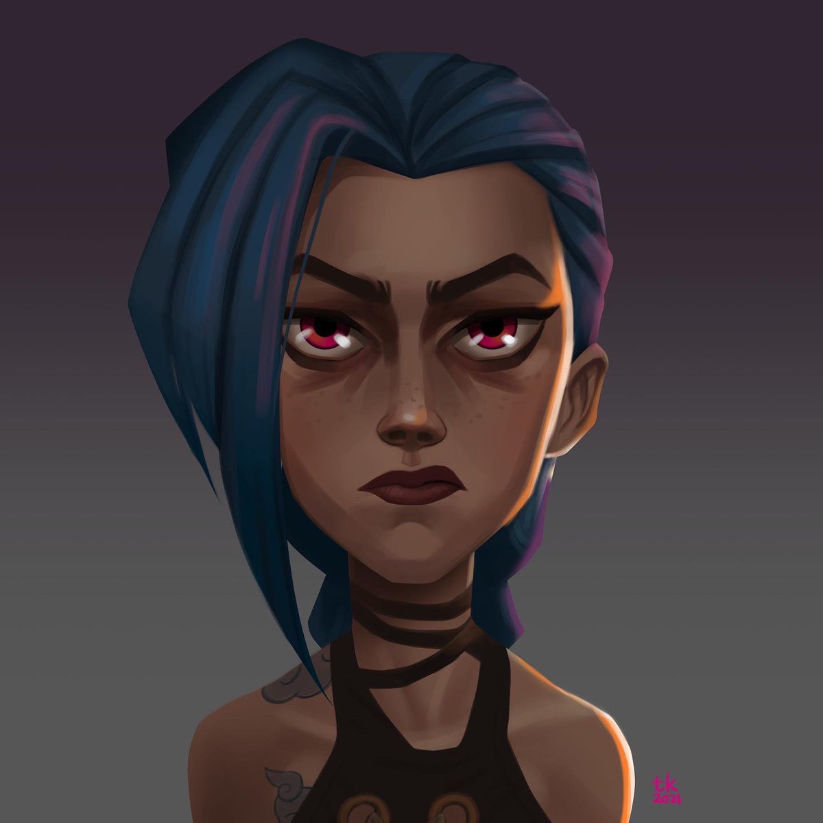 TaeKimDraws's tweet photo. Jinx
#arcanefanart #Jinx #LeagueOfLegends #Netflix https://t.co/oqxCcc7mtW