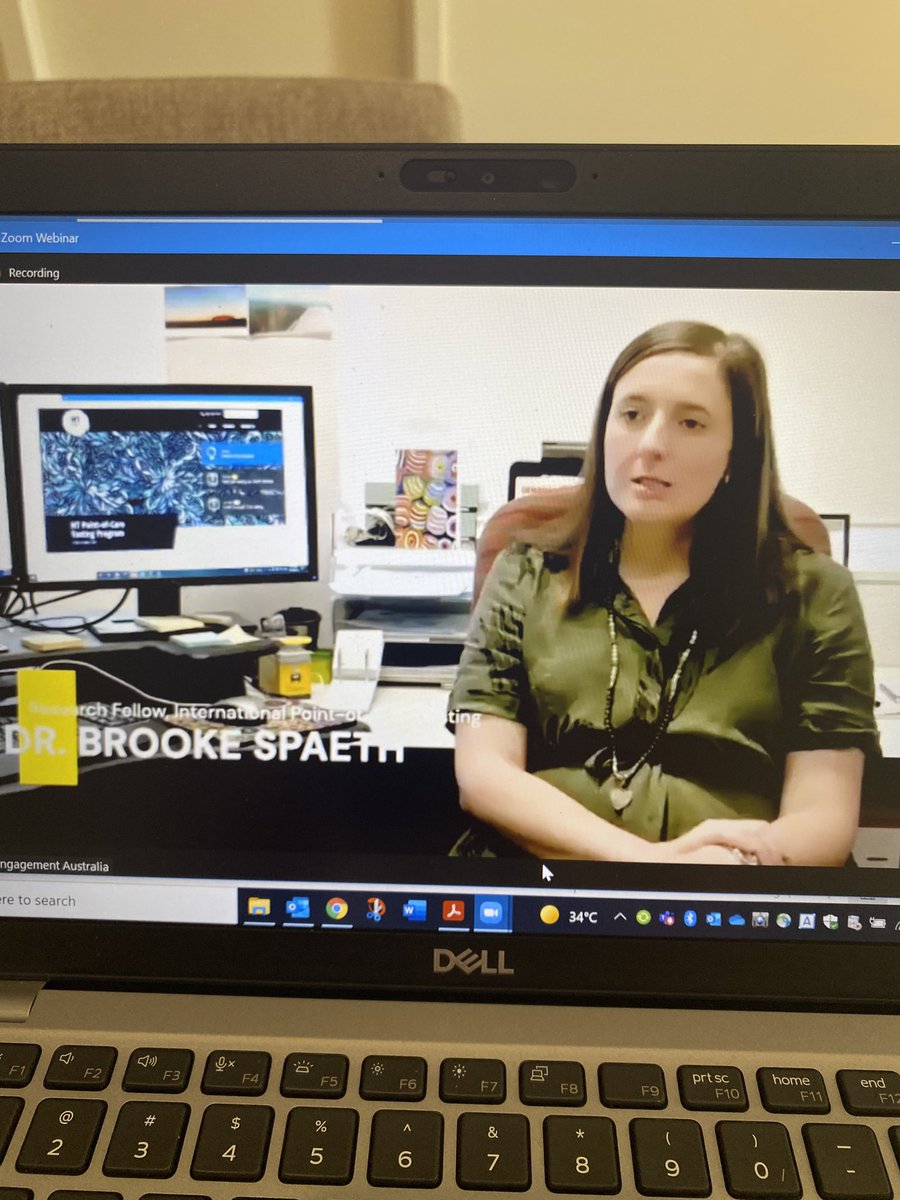 billie_bonevski's tweet photo. They won!! @Flinders #PublicHealth @FlindersHmri Point of Care Testing team with NT Health win @EngagementAust Outstanding Research Impact for their research delivering immediate pathology results for immediate life saving decisions #ExcellenceAwards2021 #Fearless https://t.co/KQX0OoaX2K