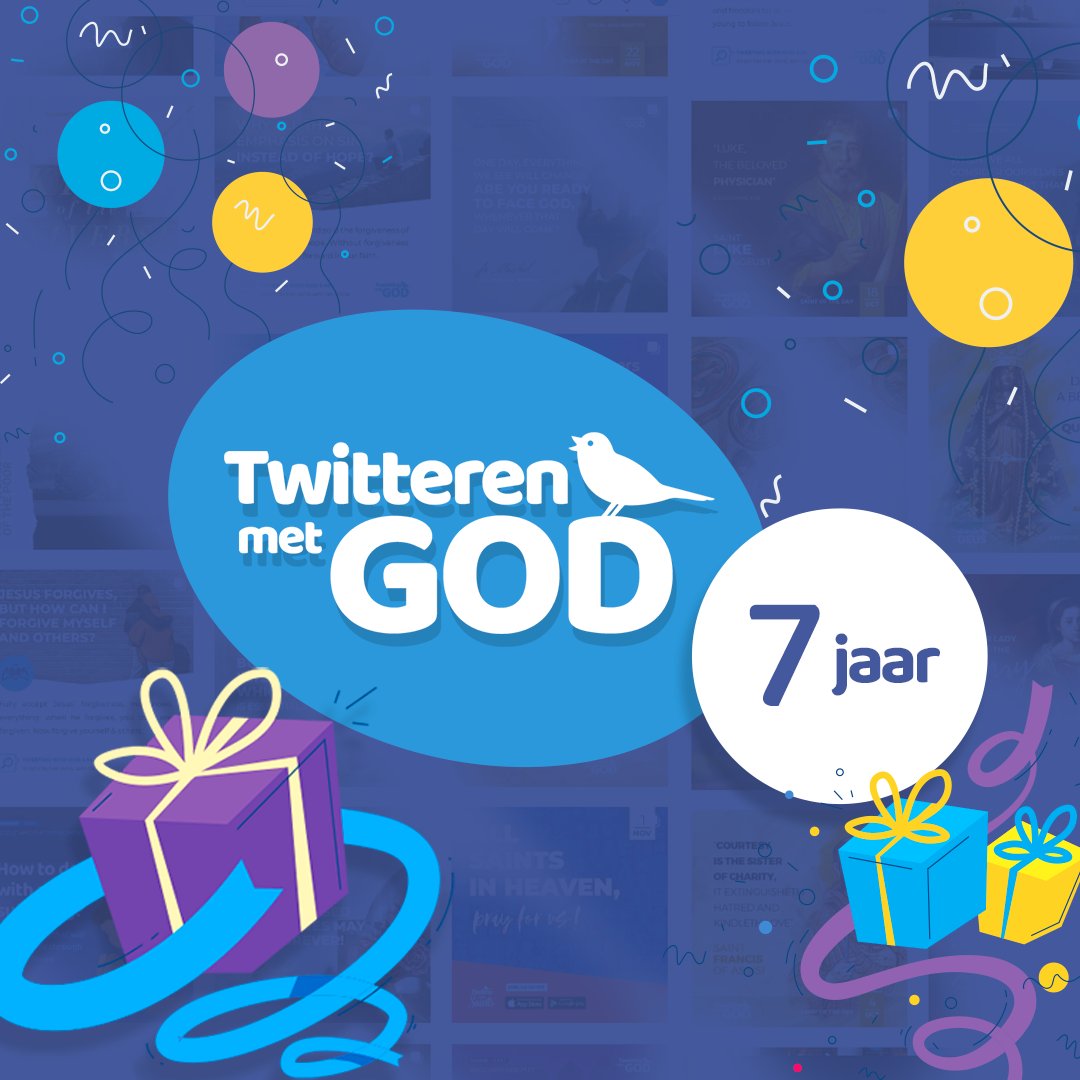 TwGOD_nl's tweet photo. 7 jaar geleden werd het initiatief Twitteren met GOD voor het eerst vertaald toen we onze eerste app en website lanceerden. 🎉🎂

We vragen u om voor ons te bidden, want dat is essentieel als we God willen blijven dienen. #TmGOD https://t.co/U3GBnbOM2e