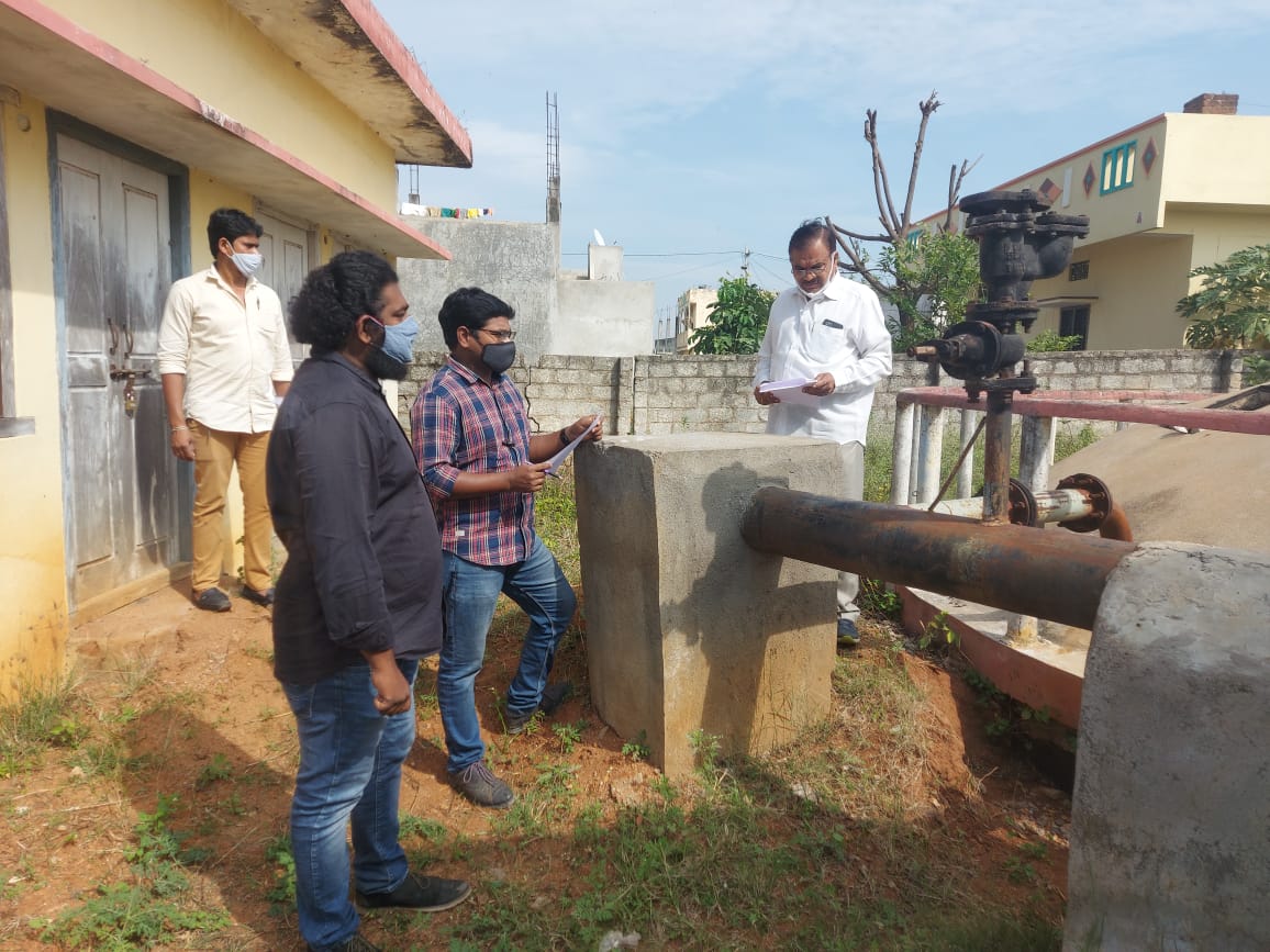 mb_telangana's tweet photo. #Missionbhagiratha Teams inspecting 
1.Sri M.Anjaneyulu SE #Rangareddy @ LT pumping   station  #pulimamidi (v) &amp; #Manneguda , #Kandukur (M), #Rangareddy (D).
2.Sri Ch.Amarendra  SE #Karimnagar @ 36 MLD WTP for #Karimnagar Carporation 
 @SmitaSabharwal @DayakarRao2019 https://t.co/EYAF1wi2Nx