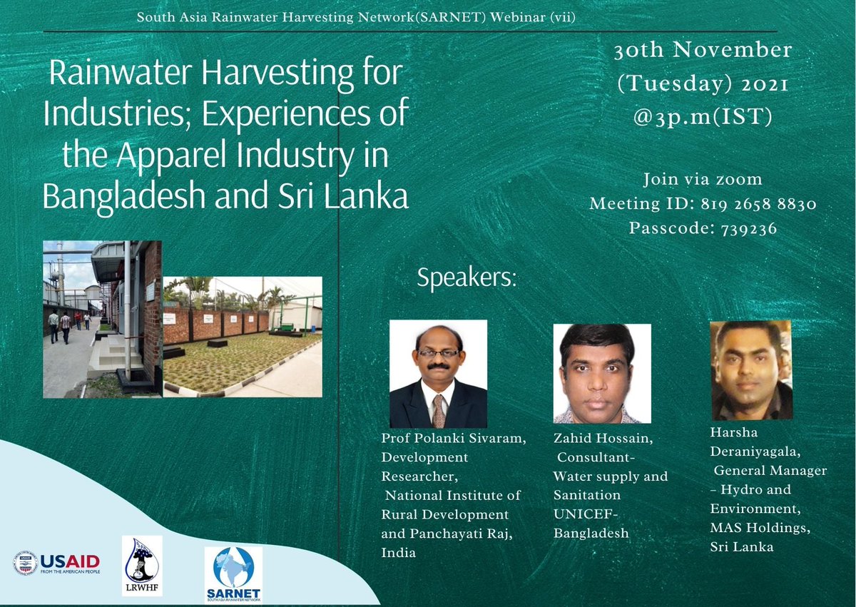 lrwhf's tweet photo. Webinar on Rainwater Harvesting Applications in industries https://t.co/7Wi9ywpMa3