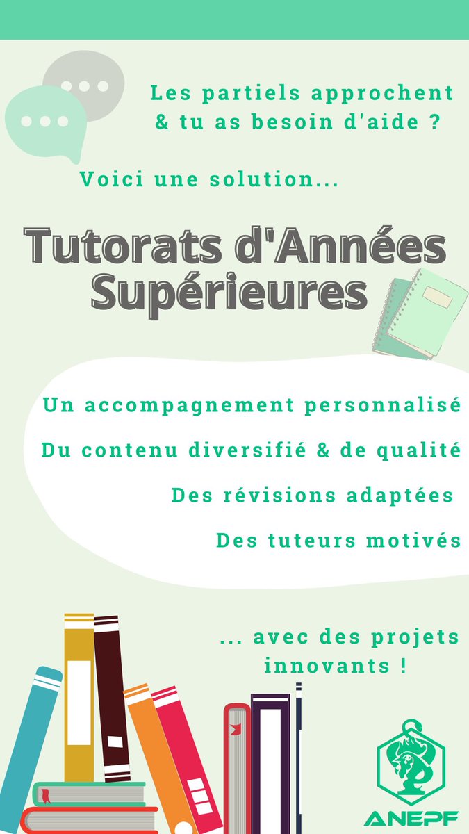 Lucie_Brn23's tweet photo. [THREAD] Qu’est ce que les TAS ? 

Les tutorats d’années supérieures sont gérés par des étudiants pour des étudiants ! 

L’ANEPF compte 18 TAS dans son réseau 👇 https://t.co/ZfaSGYqC9n