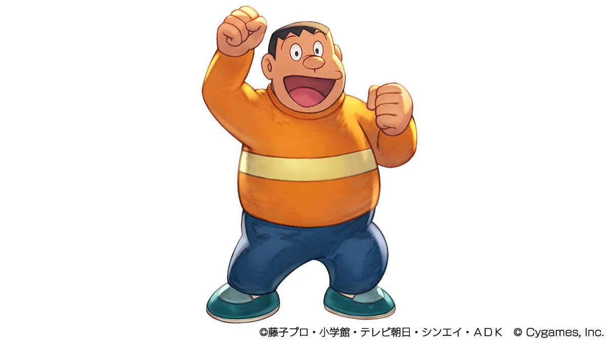 スマートフォンゲームアプリの「グランブルファンタジー」にジャイアンが登場！