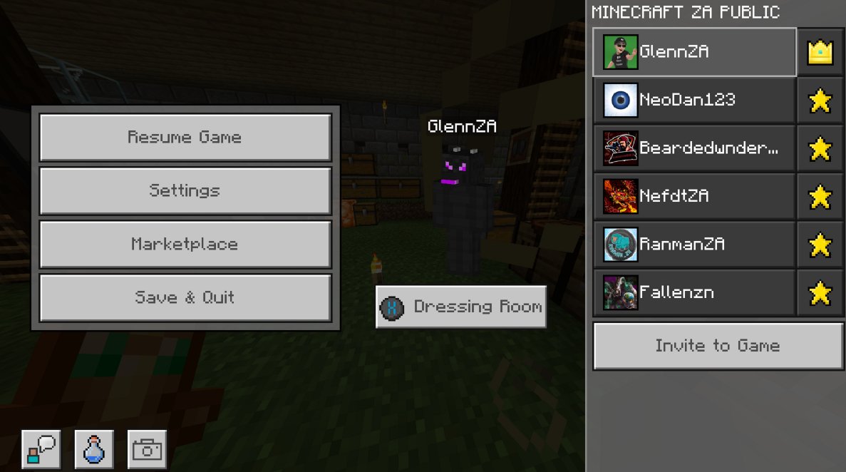 GlennZA's tweet photo. Another bumper Monday Minecraft last night. New location identified for our designated Christmas theme area as the crafters will work on Christmas builds over the next few weeks. -> #Minecraft @Minecraftcoza #MinecraftZA https://t.co/M0UwWCsxHb