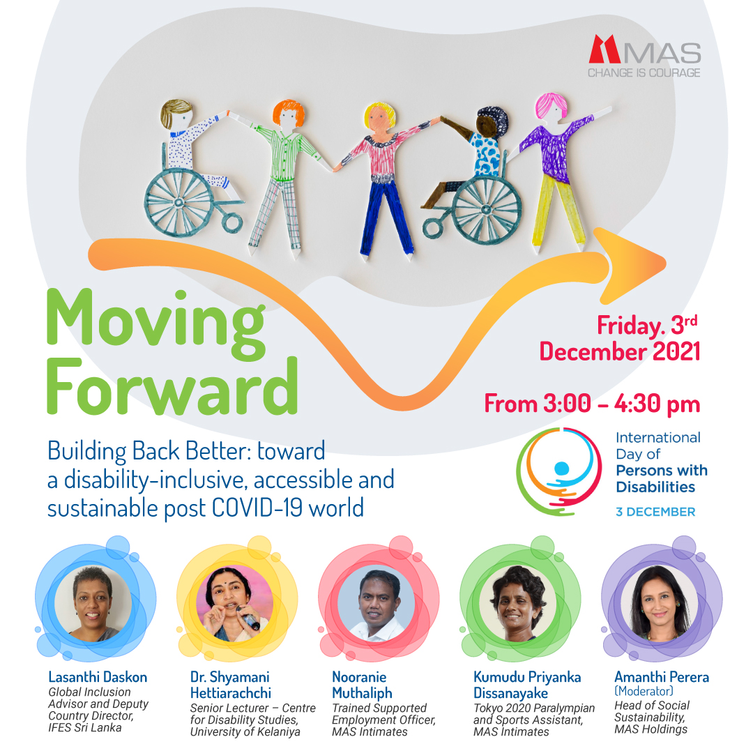 masholdings's tweet photo. This International Day of Persons with Disabilities gives us the opportunity to reflect on how we can create an inclusive, accessible and sustainable post-COVID-19 world. Join us Friday Dec 3rd from 3:00 – 4:30 pm. Click to join: https://t.co/iLPC5hClTy #IDPD #LivesChangedForGood https://t.co/cf8MNtJaVc