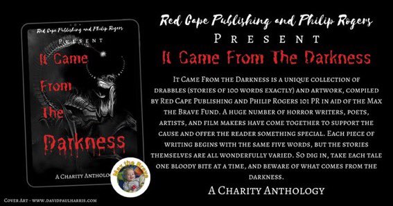 rogersphilip101's tweet photo. Find out what happens when the lights go out
‘It Came From The Darkness’ from @RedCapePublish & @rogersphilip101 on ebook, paperback & Audiobook
https://t.co/Hp39EDYpGR
All profits go to @maxthebravefund
https://t.co/JiZZqYfPzK
#MaxTheBrave #promotehorror #rtArtBoost https://t.co/M0FafxRlEP