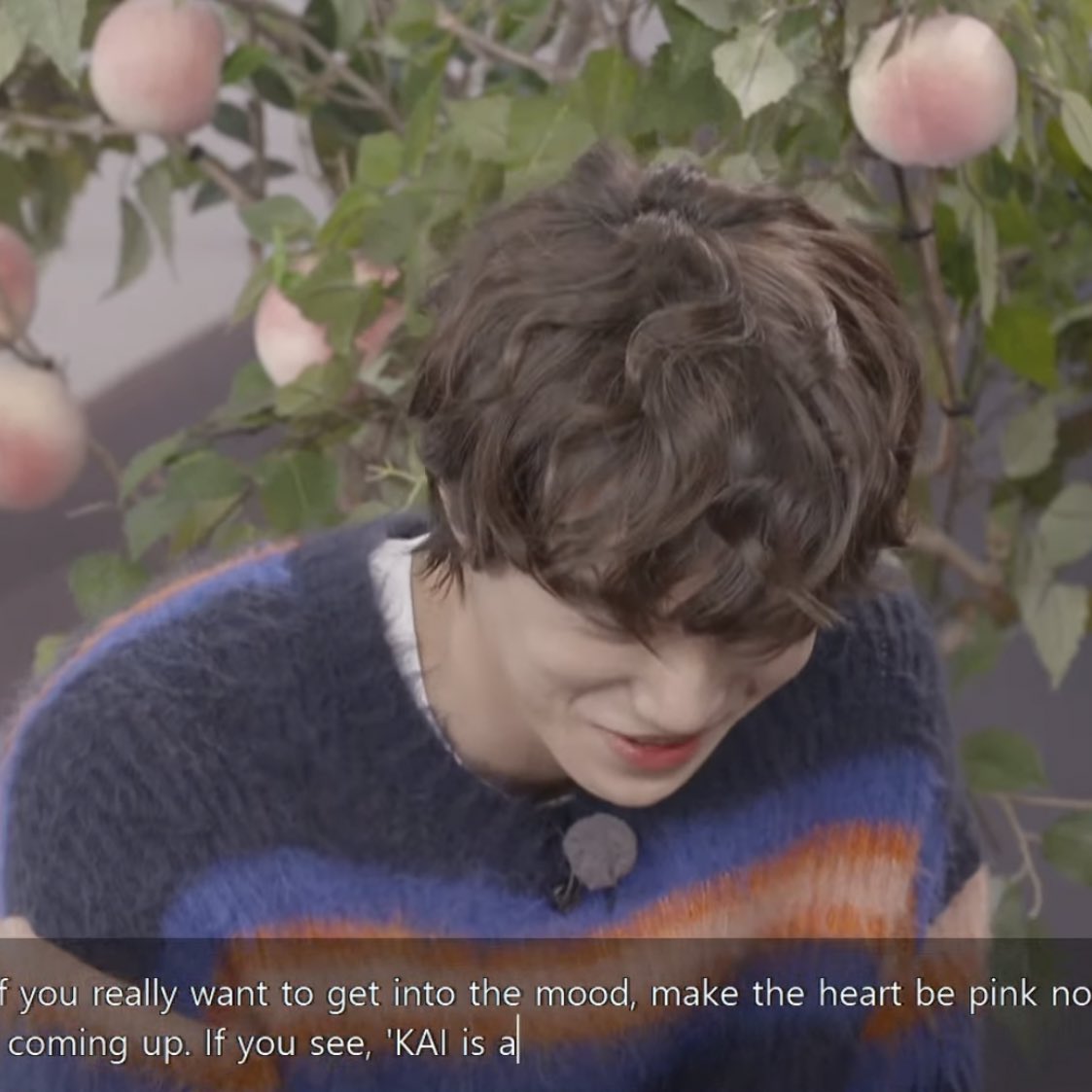 KJILOOKS's tweet photo. #KAI: PEACHES https://t.co/Co4eiLQdhE