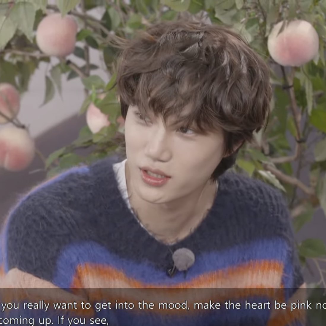 KJILOOKS's tweet photo. #KAI: PEACHES https://t.co/Co4eiLQdhE