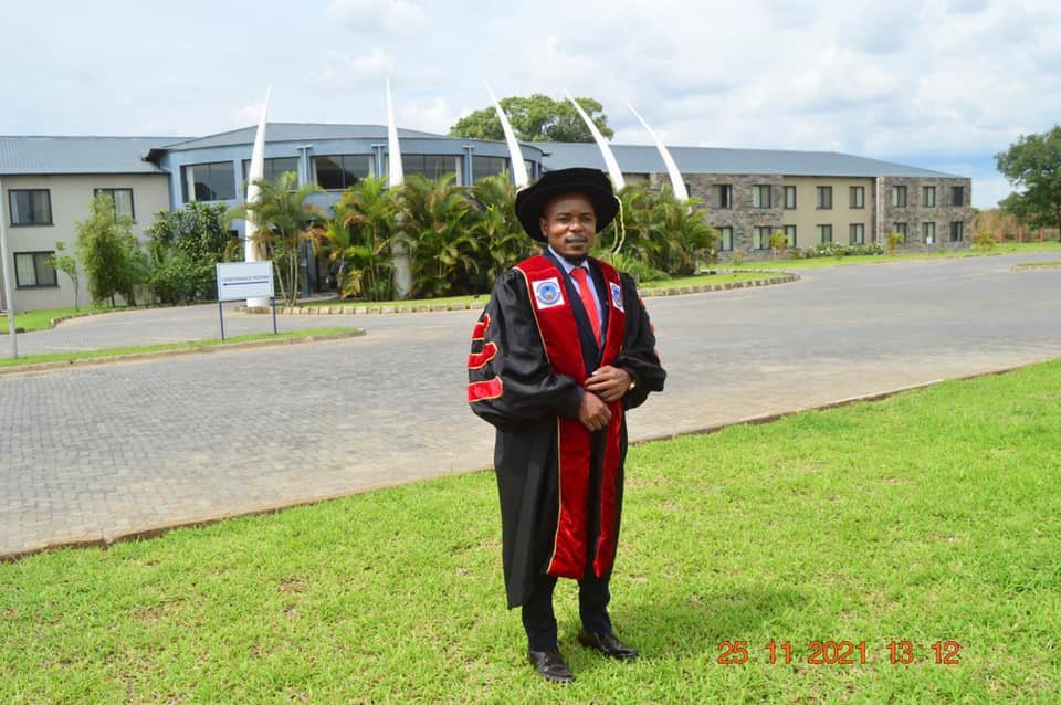 GroupTech24's tweet photo. You rarely take pride in your achievements but it is time to feel proud. You have nailed it and have done an outstanding thing we are proud to have you as a leader. Congradulations on you PhD. Dr Rinos Mautsa. #WelcomeTomorrow #learning #leadership #OrangeTheWorld https://t.co/rtgEVt24pp