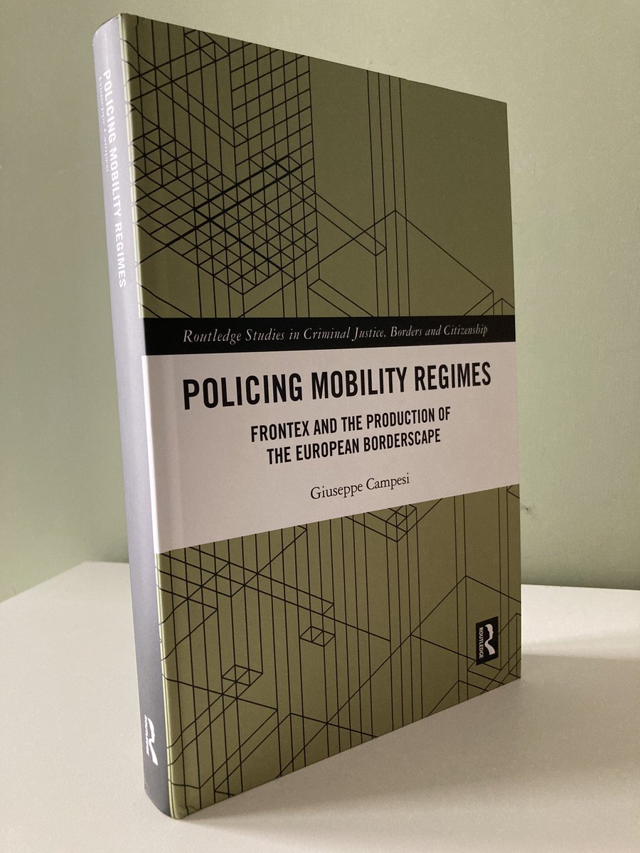 giucampesi's tweet photo. Finally has arrived! This is the outcome of more than seven years of research on the history and theory of the #EU #Border regime #Frontex https://t.co/y3vjsbuRqA