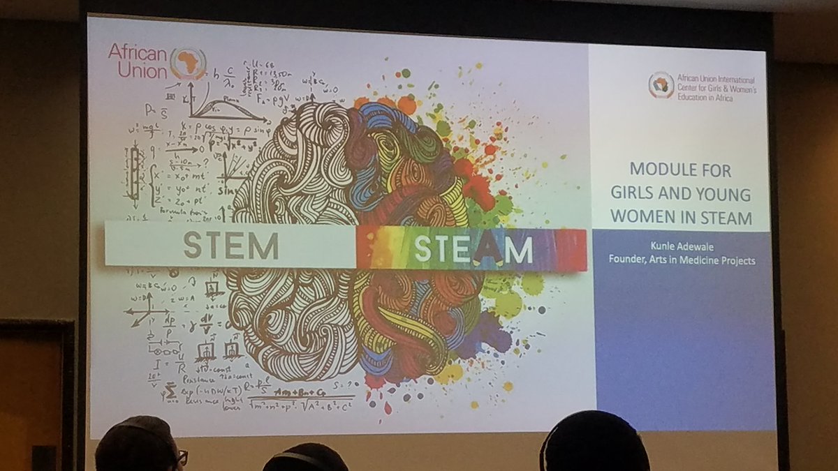 Science Technology Engineering Maths without Arts will be just boring. Arts bring color, empathy, critical thinking, human values to STEM. 
Let's empower girls to STEAM
@AU_CIEFFA 
#YCBW
#Africa4her
#Educateher