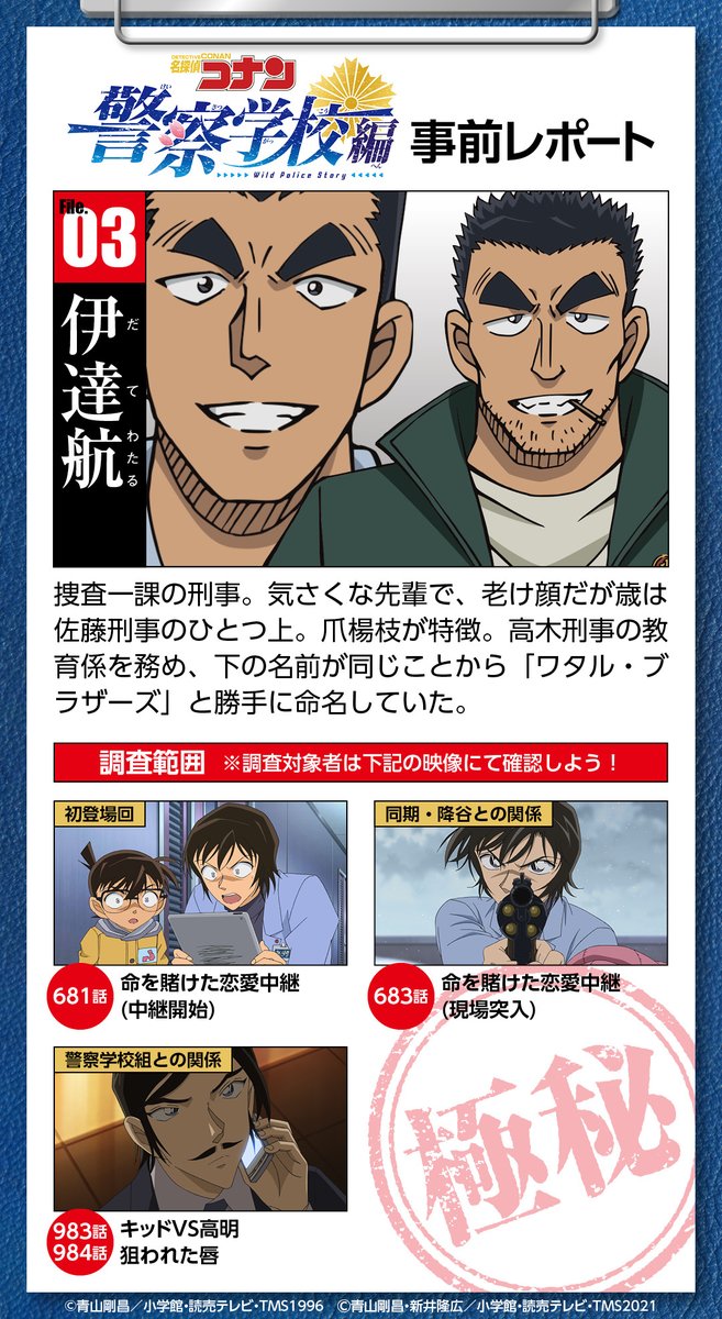 映画 名探偵コナン ハロウィンの花嫁 予習 本庁の刑事恋物語 警察学校編 など見る前に抑えておきたいエピソード キャラ相関図まとめ Tam Vem S Blog