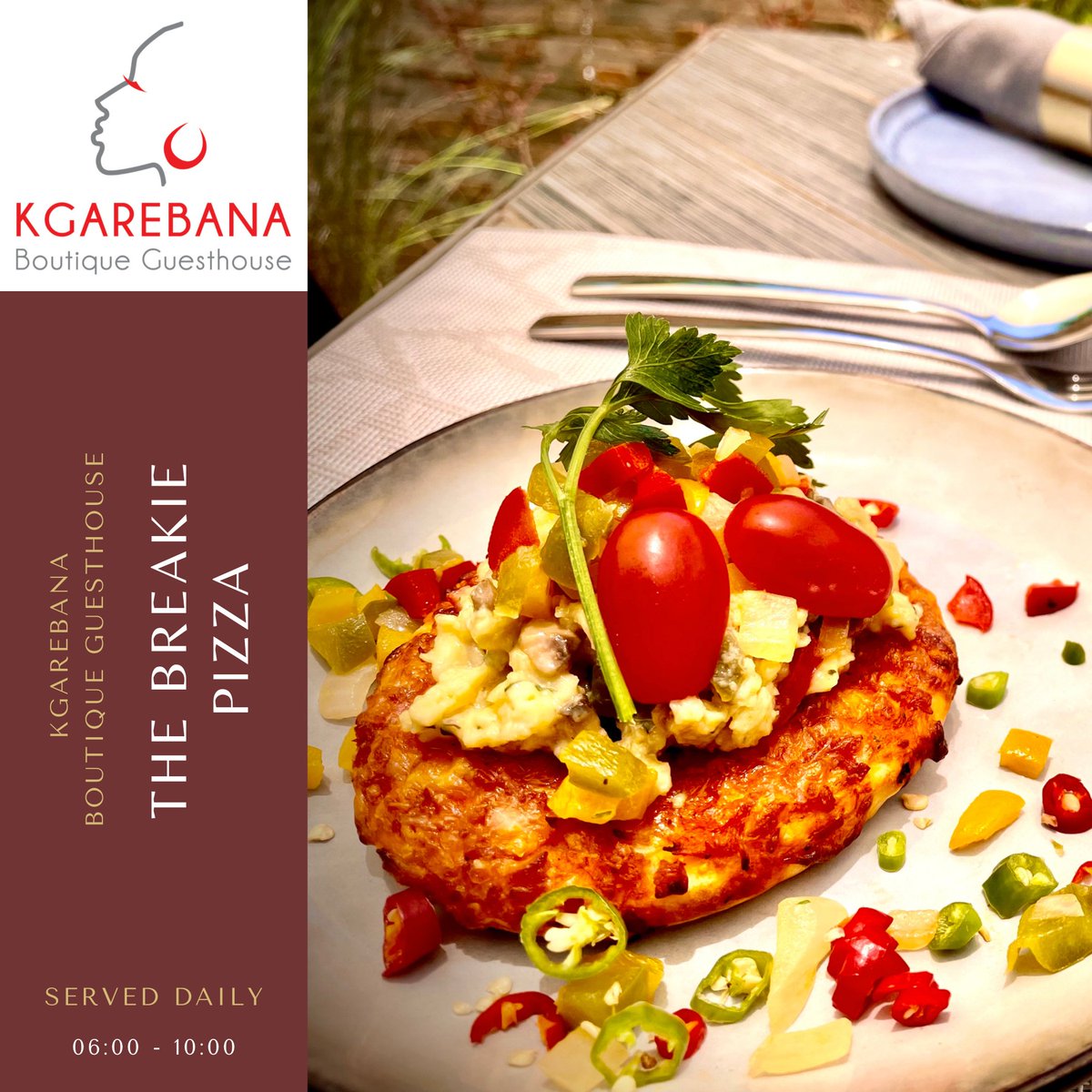 Kgarebana Boutique Guesthouse Exclusive Breakfast!

kgarebana.co.za / +27 83 693 0979

#TravelSA #travel #airbnb #TourismSA #ShotLeft #SBWL #WeDoTourism #MpumalangaTourism #PetrolPrice #MandatoryVaccination #UnlockSummer #DecemberMjoloTips  #ReaTsotellaMonday #KeFestive
