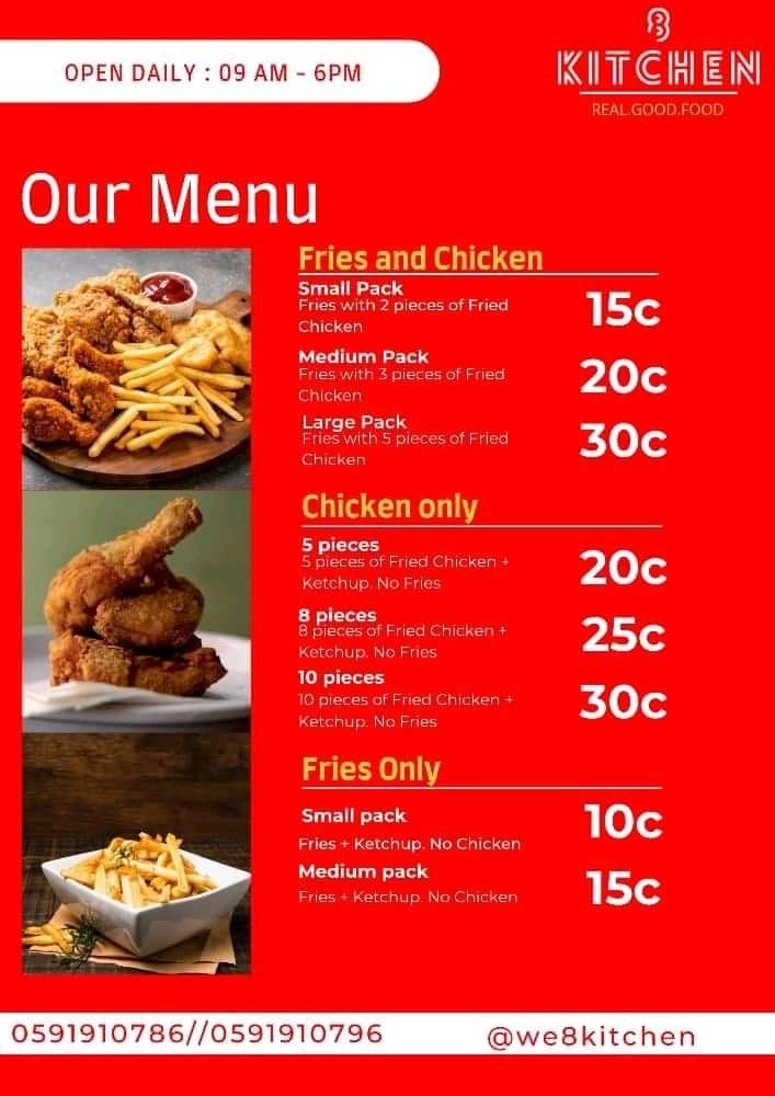 PUREDRIVE957's tweet photo. For all your finger liking fries and chicken look no further than @we8kitchen with less price ever #puremarketday https://t.co/zC4jEjRjeF